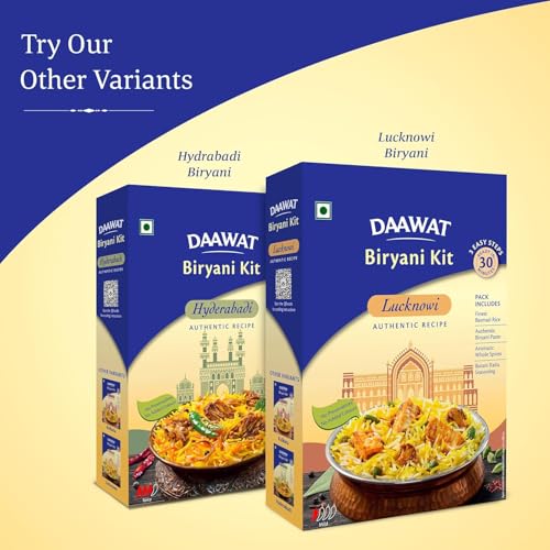 مجموعة برياني كولكاتا من داوات | وصفة اصلية | جاهزة في 30 دقيقة | جاهزة للطهي | 334 جرام