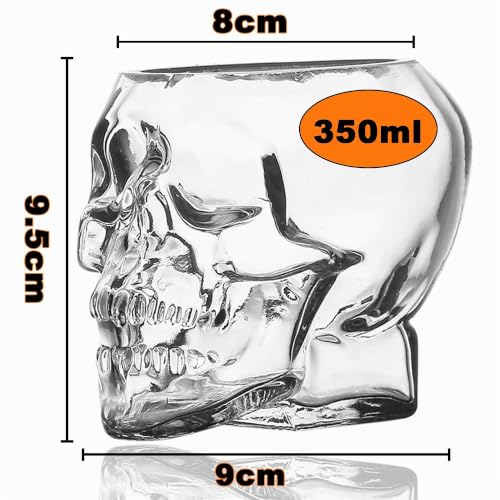 Vasos de whisky de calavera 350ml el regalo perfecto de diseño 7