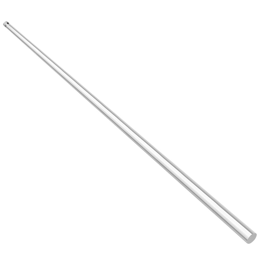 sourcing map Tige Ronde Acrylique 50cm x 8mm Transparent, Barre en Plastique Solide PMMA pour Bricolage