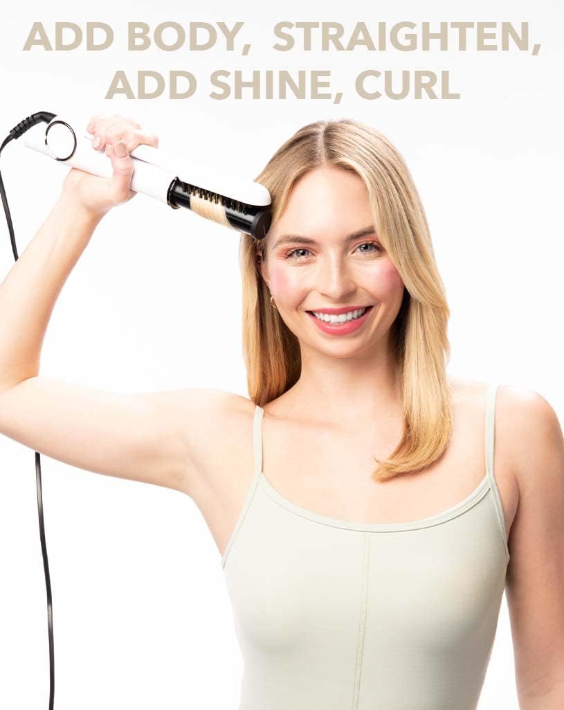 InStyler Airless 1in. 2 Way Rotating Tourmaline Blowout Revolving Hair Styler with 4 Heat Setting