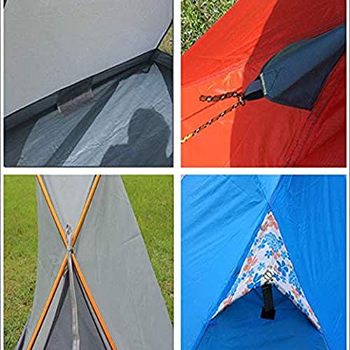 Carpa camping portátil doble capa ultraligera verde miniatura 5