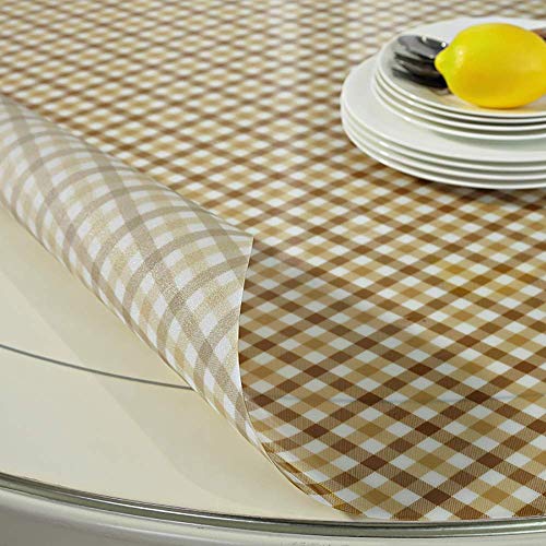 Nappe de table basse en PVC treillis imperméable pour intérieur - 4