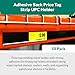 THE GLOBAL DISPLAY SOLUTION | Adhesive Back Price Tag Strip UPC Holder | 48