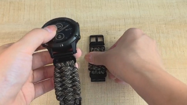 Correa de Paracord para Reloj Garmin Series Fēnix y Forerunner miniatura 7