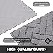 JEEDOVIA Door Mat Indoor, Non-Slip Rubber Backing Entry Rug & Door Mats, Low-Profile Entryway Rugs, Absorbent Resist Dirt Doormats Machine Washable Inside Floor Door mat,Grey 20