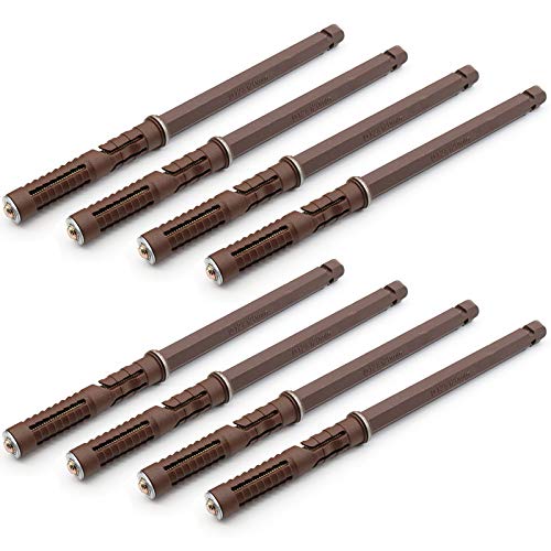 8 Piezas Soporte de Estante Flotante Oculto 12 x 120 mm Soporte Estanteria Flotante Invisible Soportes de Repisa Invisibles Pesado de Soportes Ocultos Fijaciones para DIY Estantes de Tablero Flotante