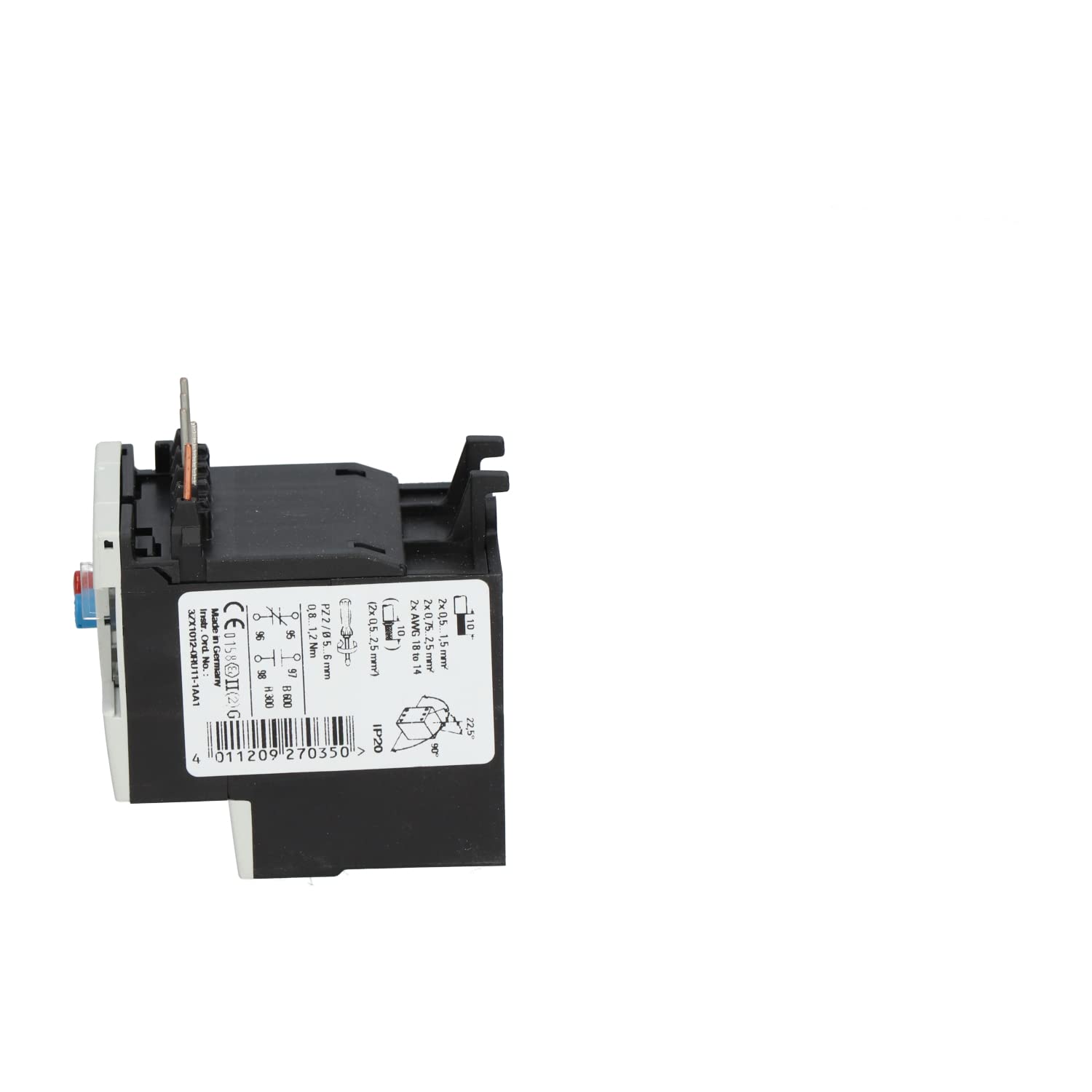 Siemens – Relais sovraccarico termico 3ru11 S00 2,5 A