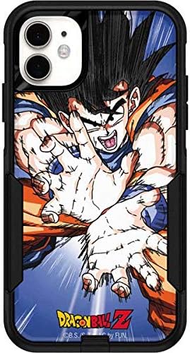 Skinit Decal Skin Compatible with OtterBox Commuter iPhone 11 - Officially Licensed Dragon Ball Z Dragon Ball Z Goku Blast Design