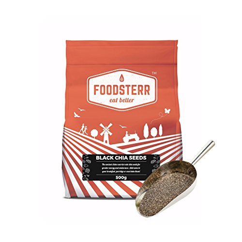 Foodsterr Black Chia Seeds 500g