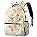 LORVIES Glänzende Rosen High Heel Schuhe Casual Rucksack Schulter Rucksack Büchertasche für Schule Studenten Reisetasche