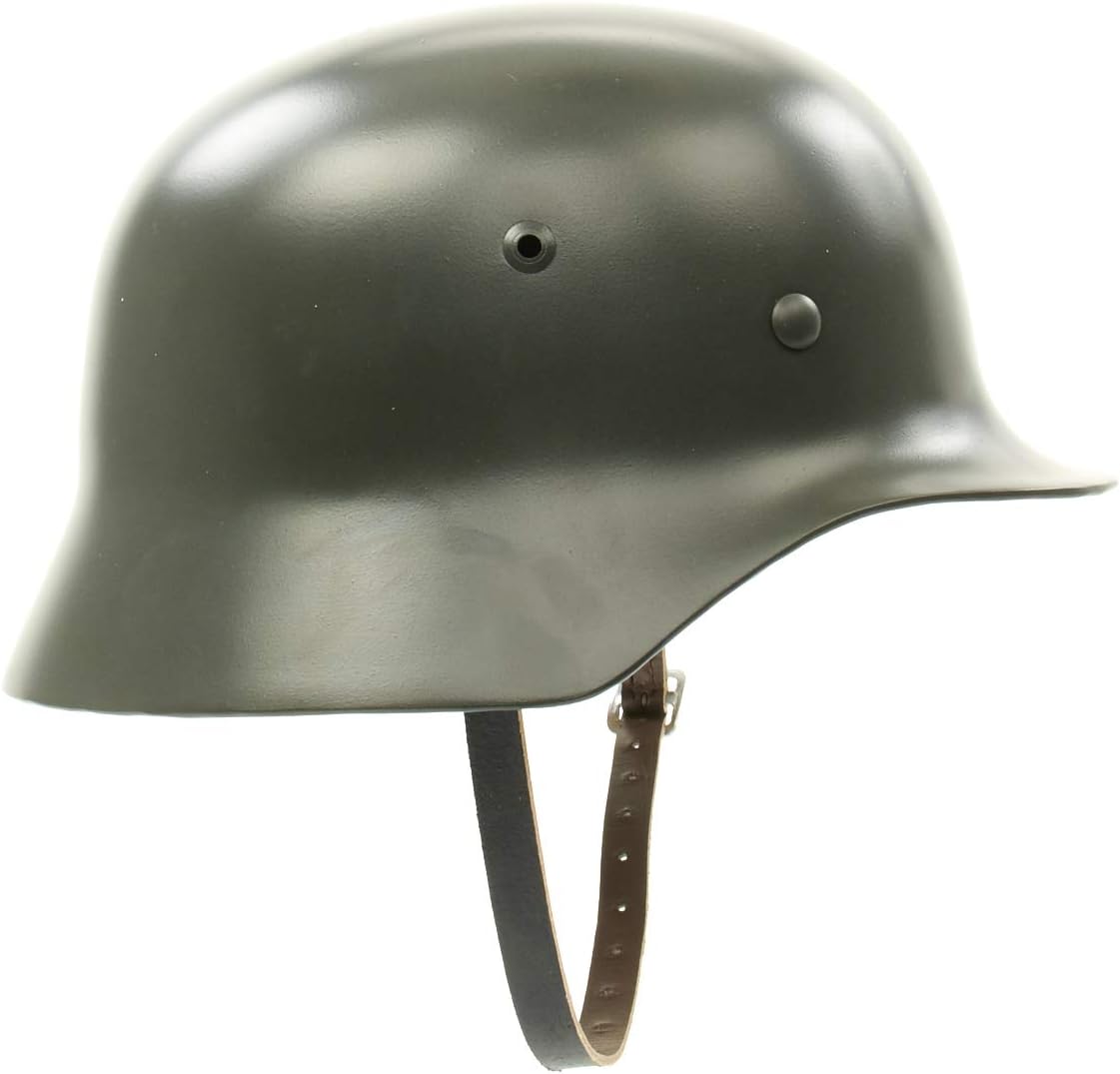 German WWII M35 Steel Helmet- Stahlhelm 35 WW2 M1935- Extra Large Shell- Size 70