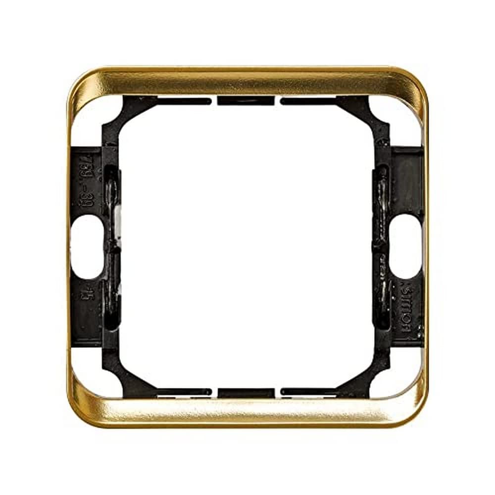 Simon 75906-39 placa de pared y cubierta de interruptor Oro