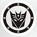4.5" Diameter Transformer Vinyl Decal for Car Fuel Window Bumper Sticker (Decepticon)