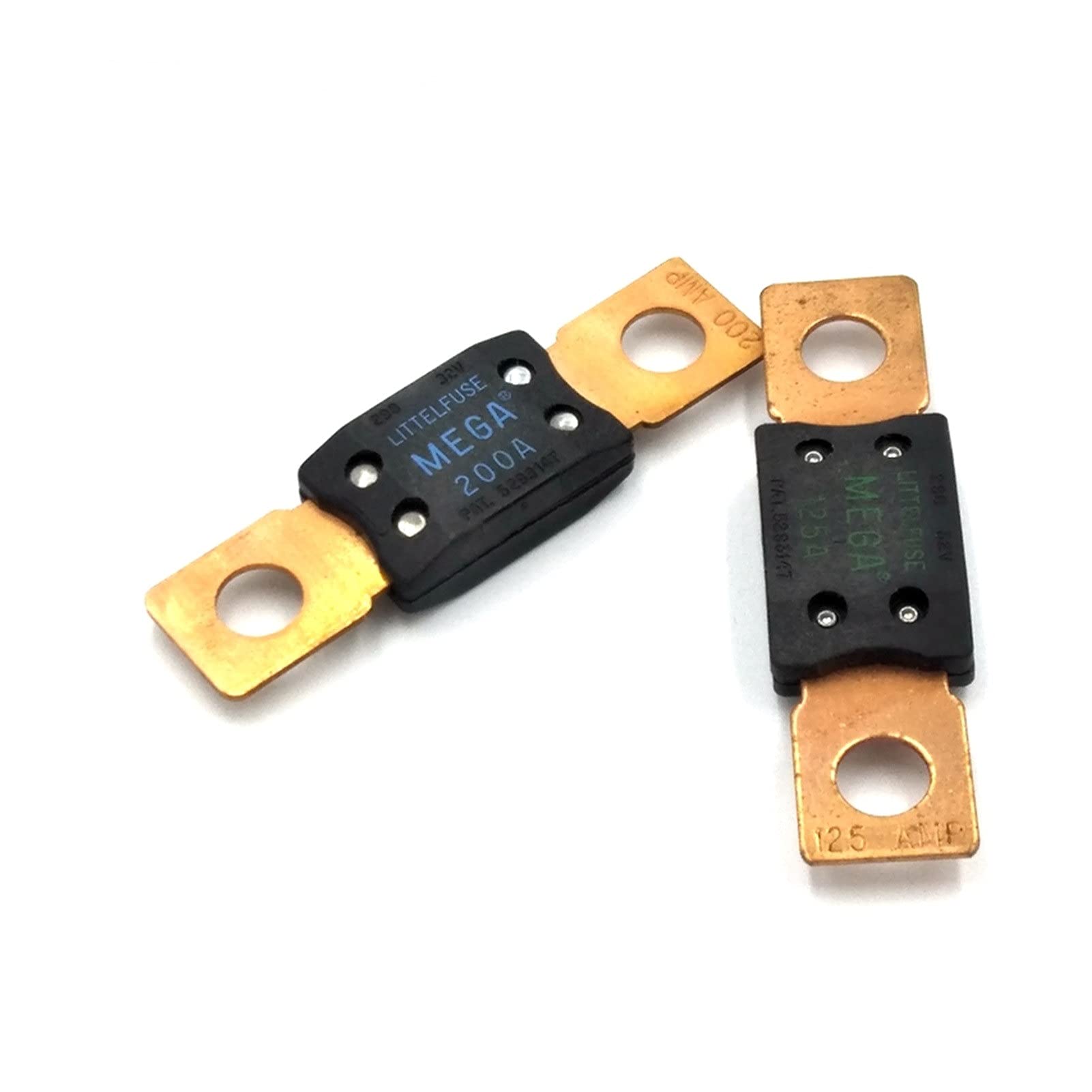 1 pièces 40A 50A 60A 80A 100A 125A 175A 150A 200A 250A 300A 400A MEGA Fusible Auto Fusible Voiture Bateau Moto Lame Fusibles (Color : Mega 40a)