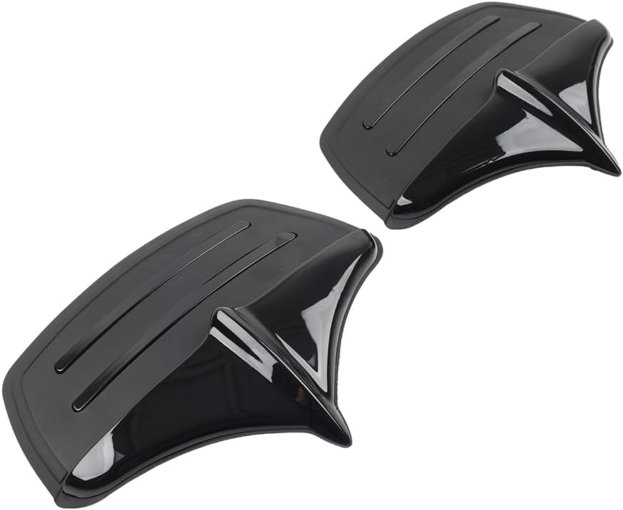 Cninba13 Mud Flaps Rear Mudguard 1 Pair for Harley FLHTCUTG Tri Glide Ultra Classic 11-23 Rubber, ABS, Iron Black