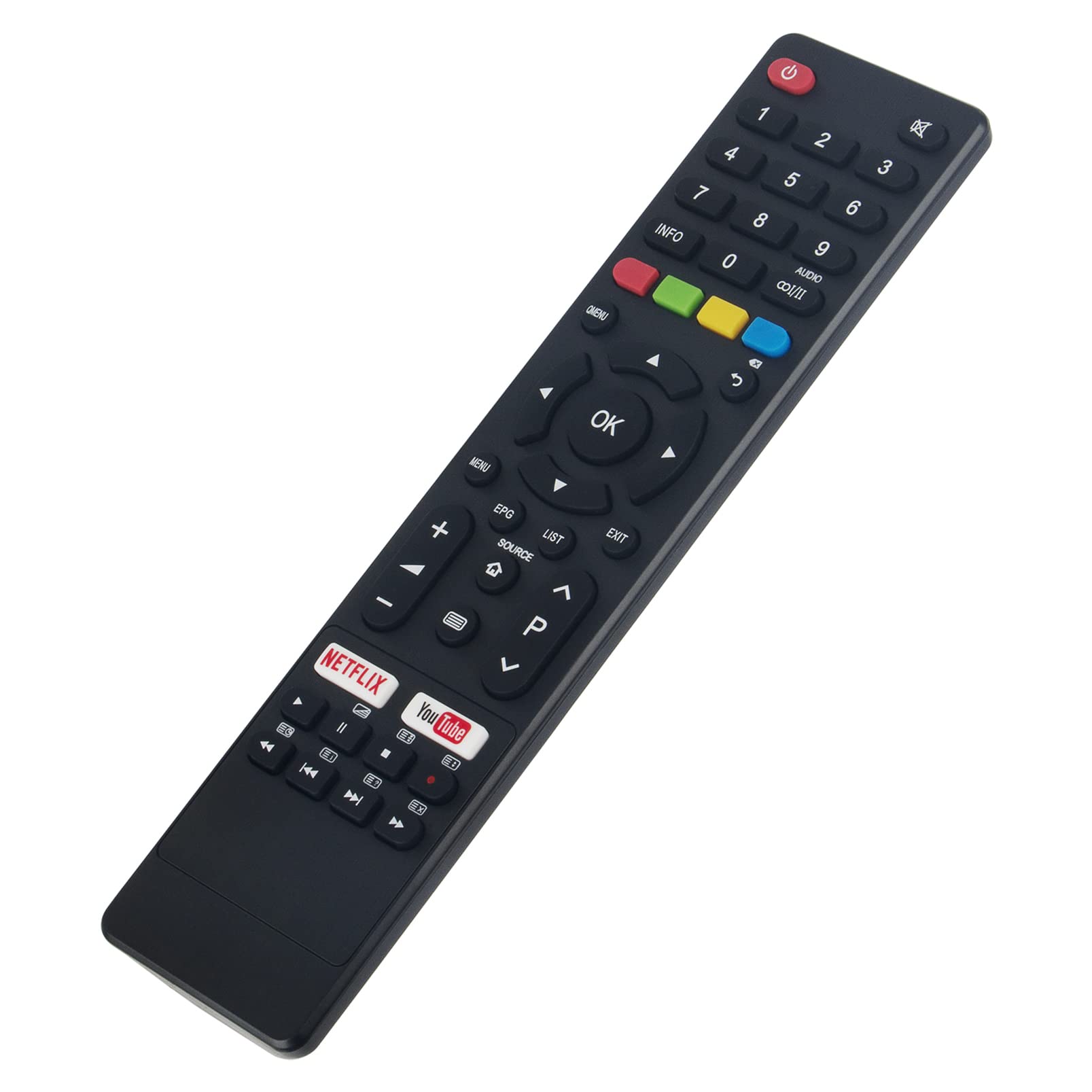 ALLIMITY Telecomando Sostituzione adatta per Trevi LED TV LTV 4008 SMART, LTV 2024 HD, LTV 3201 HD, LTV 4201 HD, LTV4008SMART, LTV2024HD, LTV3201HD, LTV4201HD