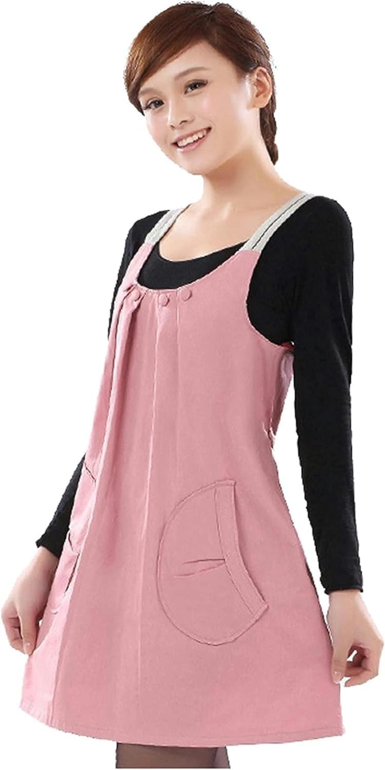 Abbigliamento protettivo per maternità, protezione dalle radiazioni al computer, per casa, tempo libero, gravidanza, abbigliamento interno, lavoro, invisibile, rosa, XL