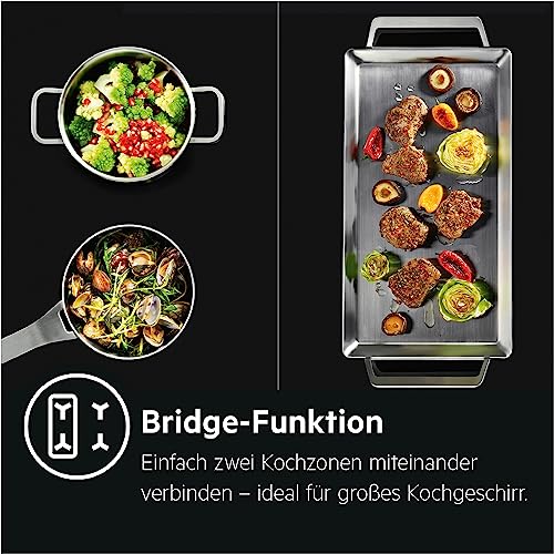 Induktionskochfeld AEG IKE64441XB – Autarkes Kochfeld mit Bridge-Funktion