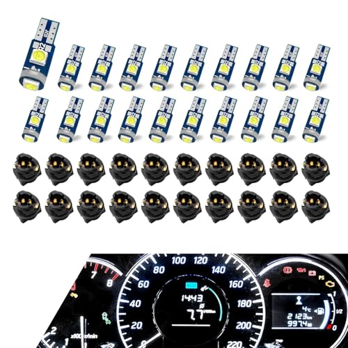 20 Piezas Bombillas LED 74 Para Tablero Universal miniatura 1
