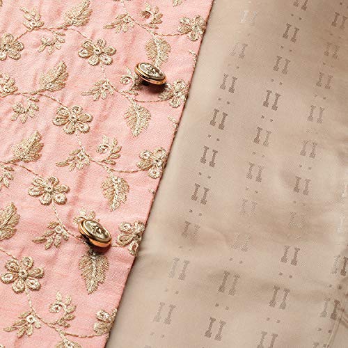 Image of Sojanya (Since 1958 Men'S Silk Blend Kurta Pyjama & Nehru Jacket Combo