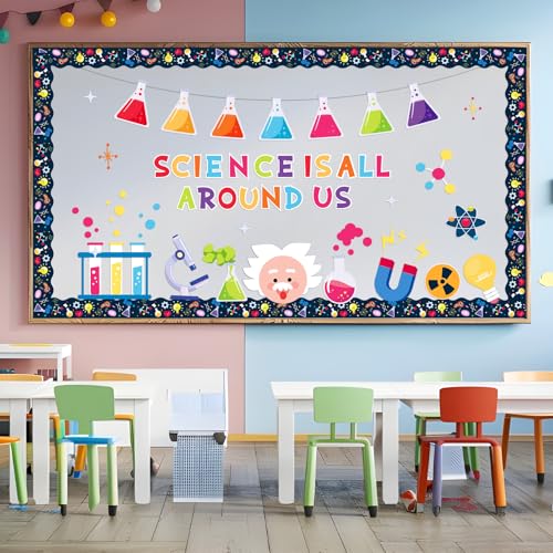 Décoration de tableau d'affichage scientifique robuste et esthétique pour école - 5