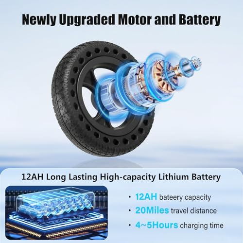 Image of [2026 Upgrade] Electric Wheelchairs for Adults: Foldable and Lightweight, 20+ Mile Travel Range, Max Support 350 lbs, 500W Brushless Motor Power for Seniors, All-Terrain Tires