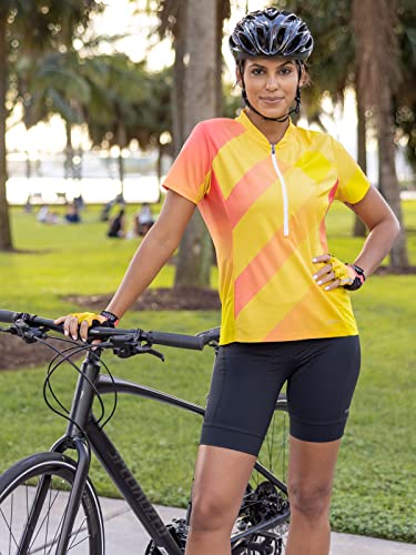 Terry Short feminino acolchoado para ciclismo, com enchimento, roupas de bicicleta