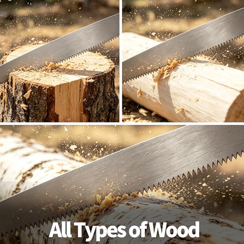 THOUSANDSUNNY 3.4 FT Two-Person Crosscut Saw