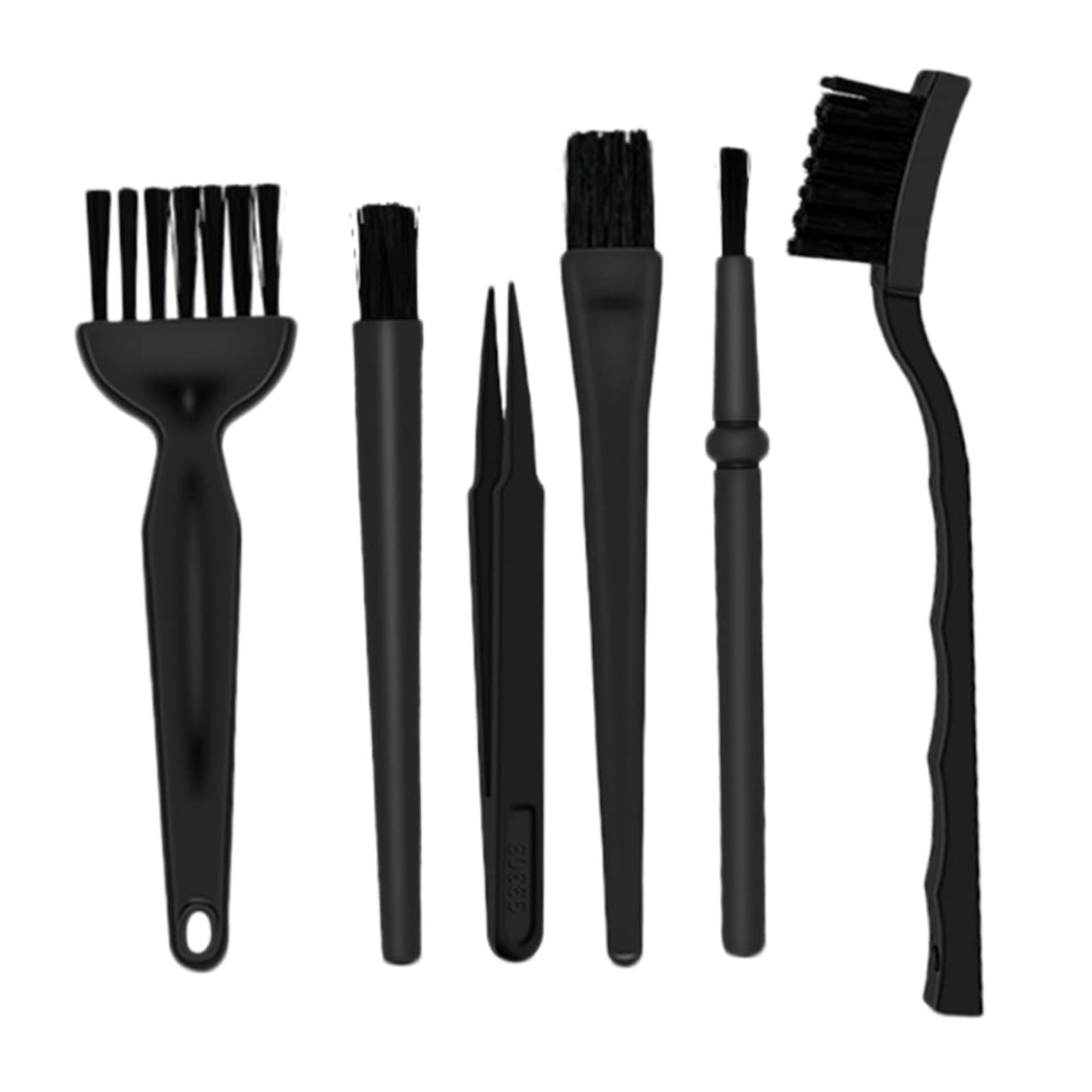 HOMOCONO Anti-Static Brush Set Keyboard Cleaner Brush Cleaning Tools Portable Supply