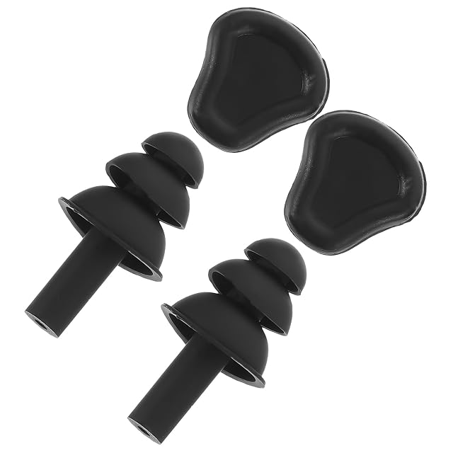 2 Pairs Soundproof Swimming Earbuds Hearing Protector for Sleeping Bathing Studying Men Women