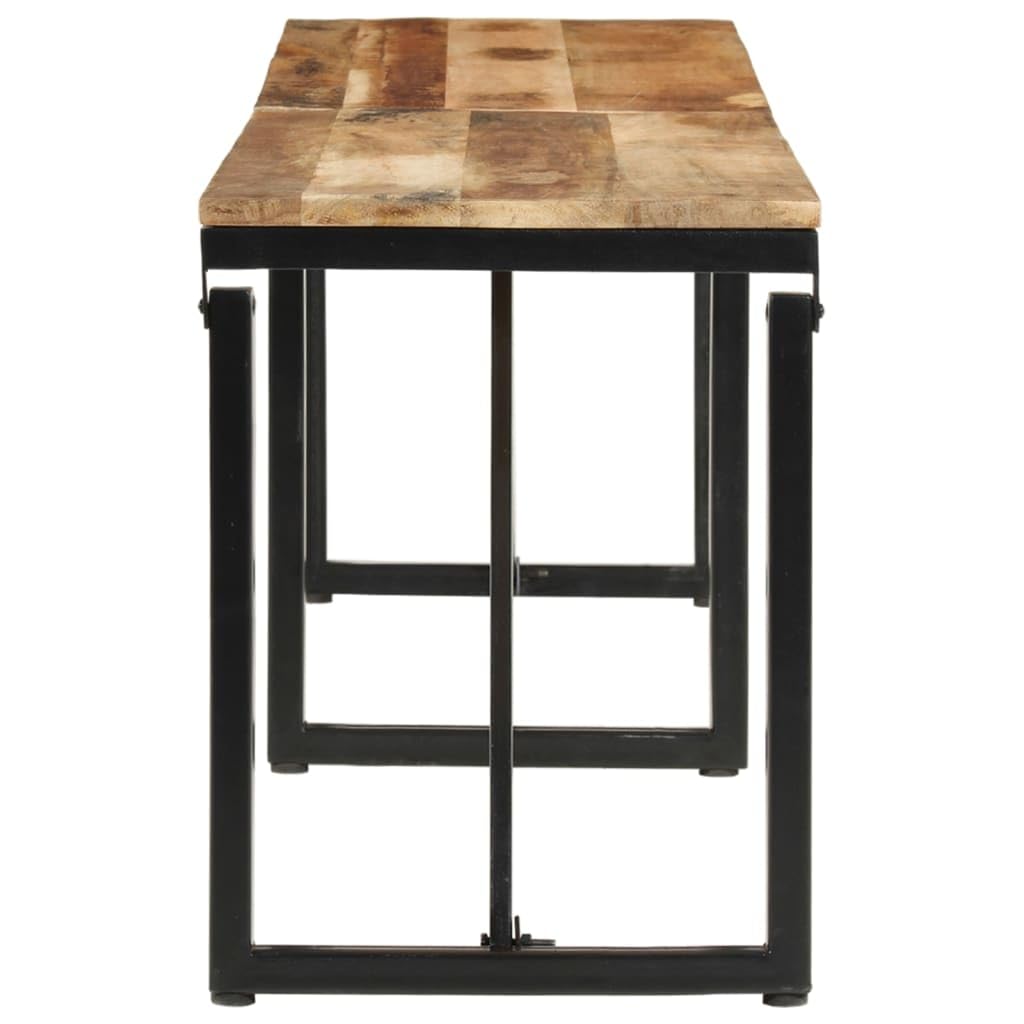 Banc En Bois De Manguier Massif VidaXL - 160cm - Style Industriel