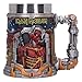 Nemesis Now Iron Maiden Somewhere In Time Tankard 15.5cm - Officially Licensed Heavy Metal Beer Stein with Eddie, 3D Sculpted Sci-Fi Design, For Fans