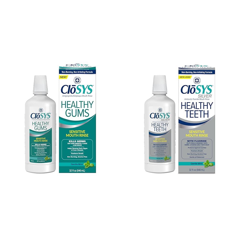 CloSYS Healthy Gums Oral Rinse Mouthwash 32 Fl Oz