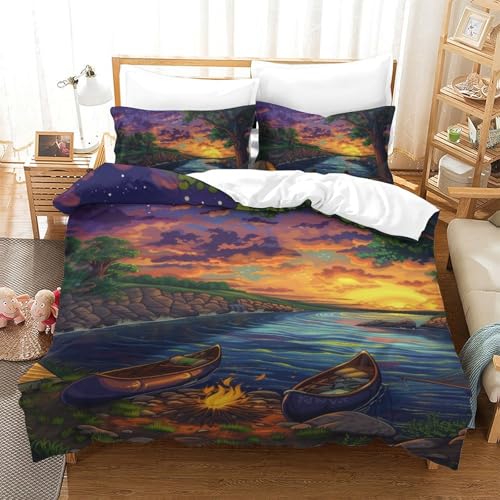 Housse de couette bateau pour chambre garçon et lit simple ado doux - 2