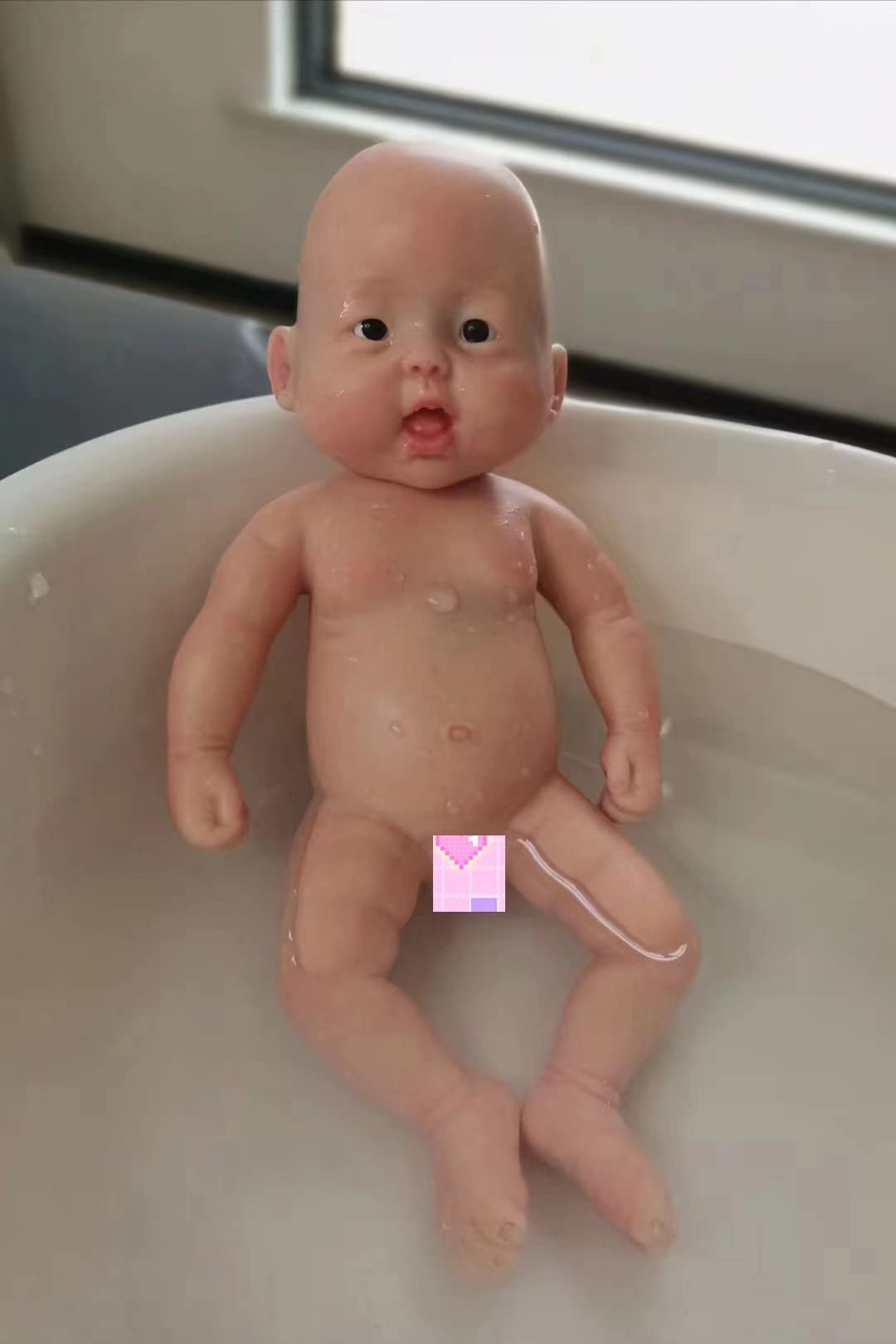 OCSDOLL 12inch Platinum Silicone Reborn Baby Dolls Boy,Not Hollow Vinyl Dolls Bald Girl That Looks Real, Weighted Realistic Newborn Silicon 並行輸入品 Vollence 12 inch Platinum Silicone Baby Dolls Full -