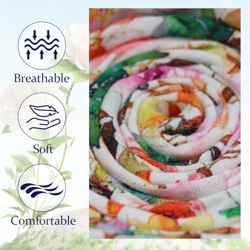 Image of Floral Ties Skinny Tie for Men, Cotton Mens Neckties for Weddings | 2.56'', floral, slim, soft and comfortable, men's neckties for casual, business, party, daily, dating