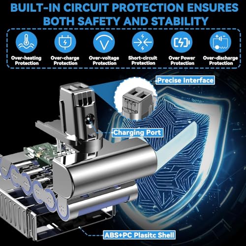 Image of Upgraded 8000mAh 22.2V Battery Replacement for Dyson DC31 Battery Compatible with Dyson Type A DC34 DC35 DC44 DC45 Animal 917083-01 Handheld Cordless Vacuum (NOT Fit for Type B DC31 DC34 DC35 DC44)