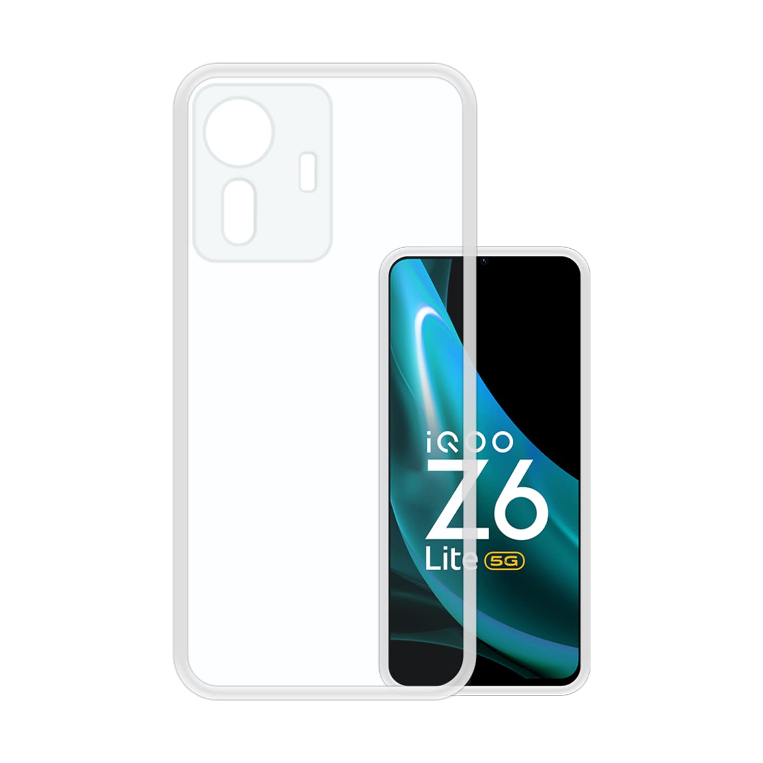 VIDO Transparent Back Case Cover for iQOO Z6 Lite 5G (Soft & Flexible & Camera Protection Back Case) (B0BFX4RLMB) Amazon Price History, Amazon Price Tracker