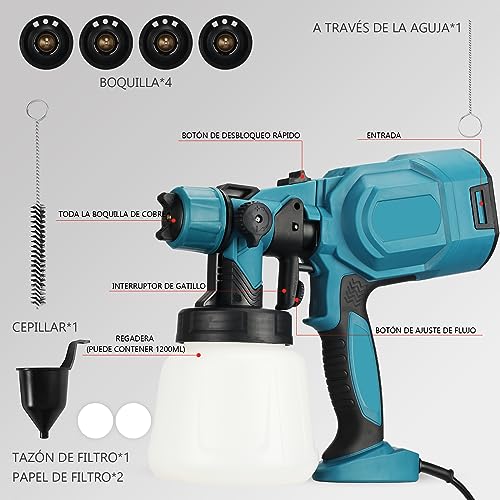Mejores review On-line Pistolas para Pintar interiores - los más vendidos. 12 Imagen adicional