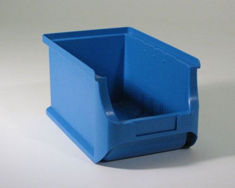 12 Stapelboxen, Lagerboxen, Sichtboxen, Allit Gr. 3 rot B.=119 x T.=189 x H.=105 mm
