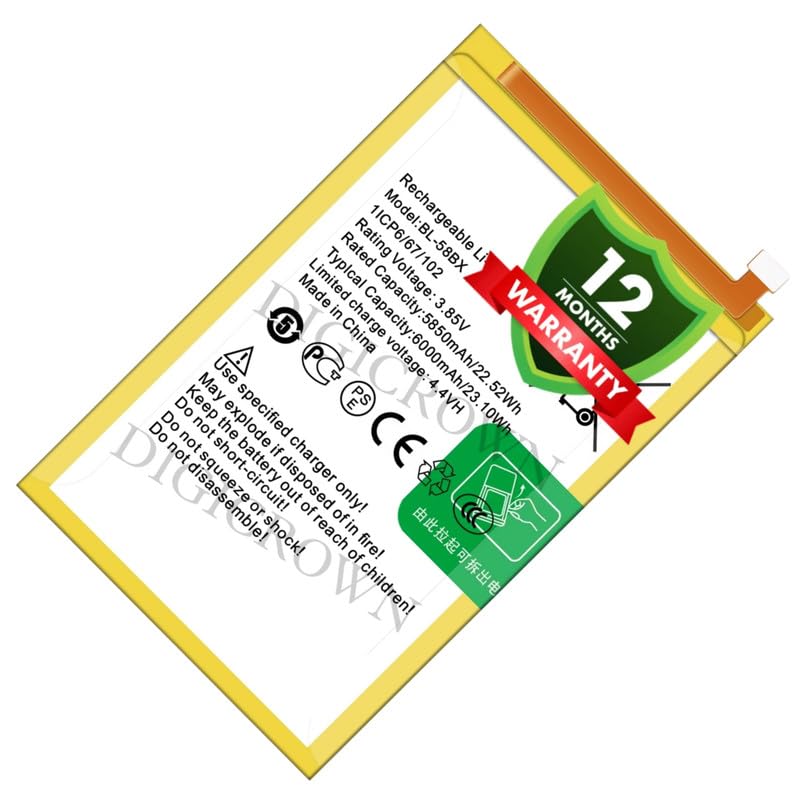 Image of Original BL-58BX Battery Compatible for Infinix Hot 9 Play (X680, X680B, X680C) - (6000mAh) - 1 Year Warranty