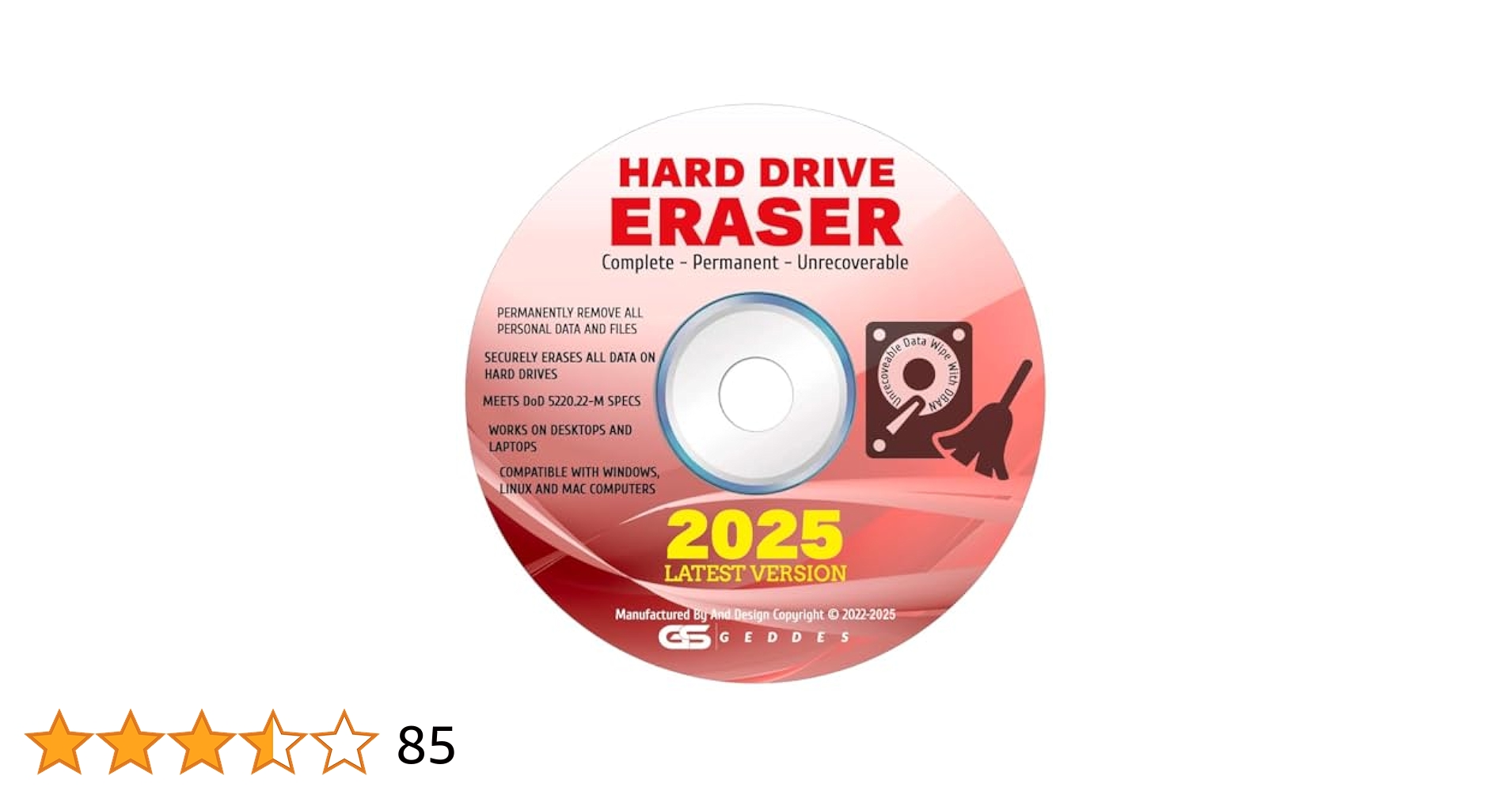 Amazon.co.jp: ディスクワイパー ハードドライブ 消しゴム CD