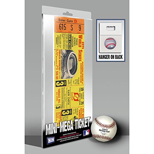 World Series 1971 Pittsburgh Pirates - Ticket Mini-Mega pour Déco de Bureau Sport