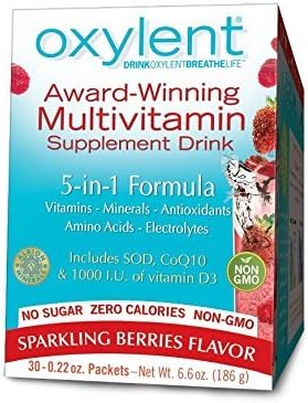 Vitalah No Sugar Oxylent Weight Loss Product, Sparkling Berries, 0.22 oz, 30 Count by Vitalah