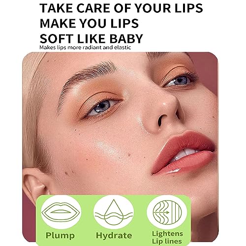 2 Colors Lip Gloss Oil Kit, Hydrating Clear Tinted Lip Glaze Shiny Lip Plumper Oil Long Lasting Glitter High Shimmer Lip Glow Watery Lipstick Gift Box for Women Girls (A) - Image 3