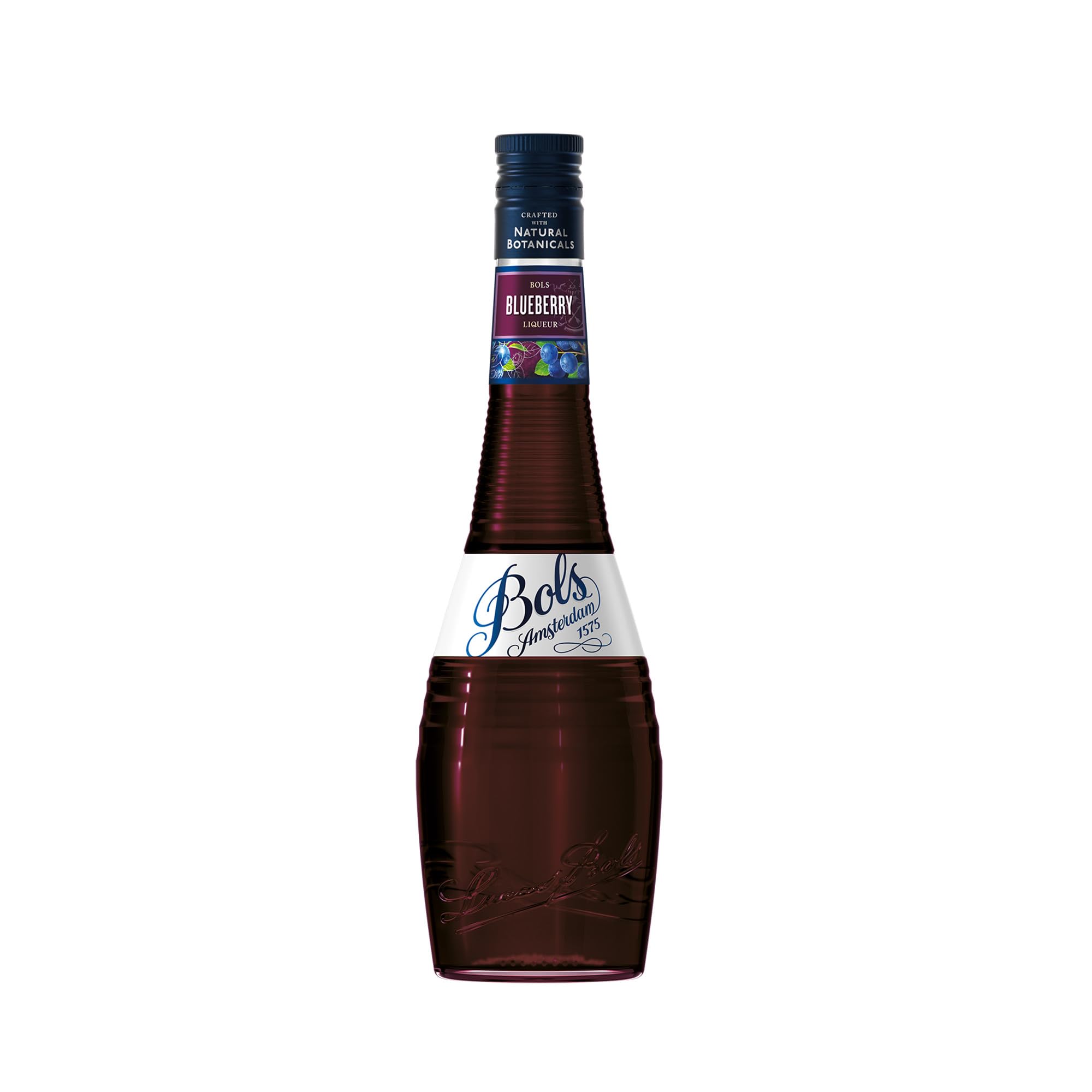 Bols Blueberry Liqueur, 50cl - 17 Percent ABV Blueberry Flavoured Spirit Crafted with All Natural Botanicals - Artisanal Liqueurs for Cocktail