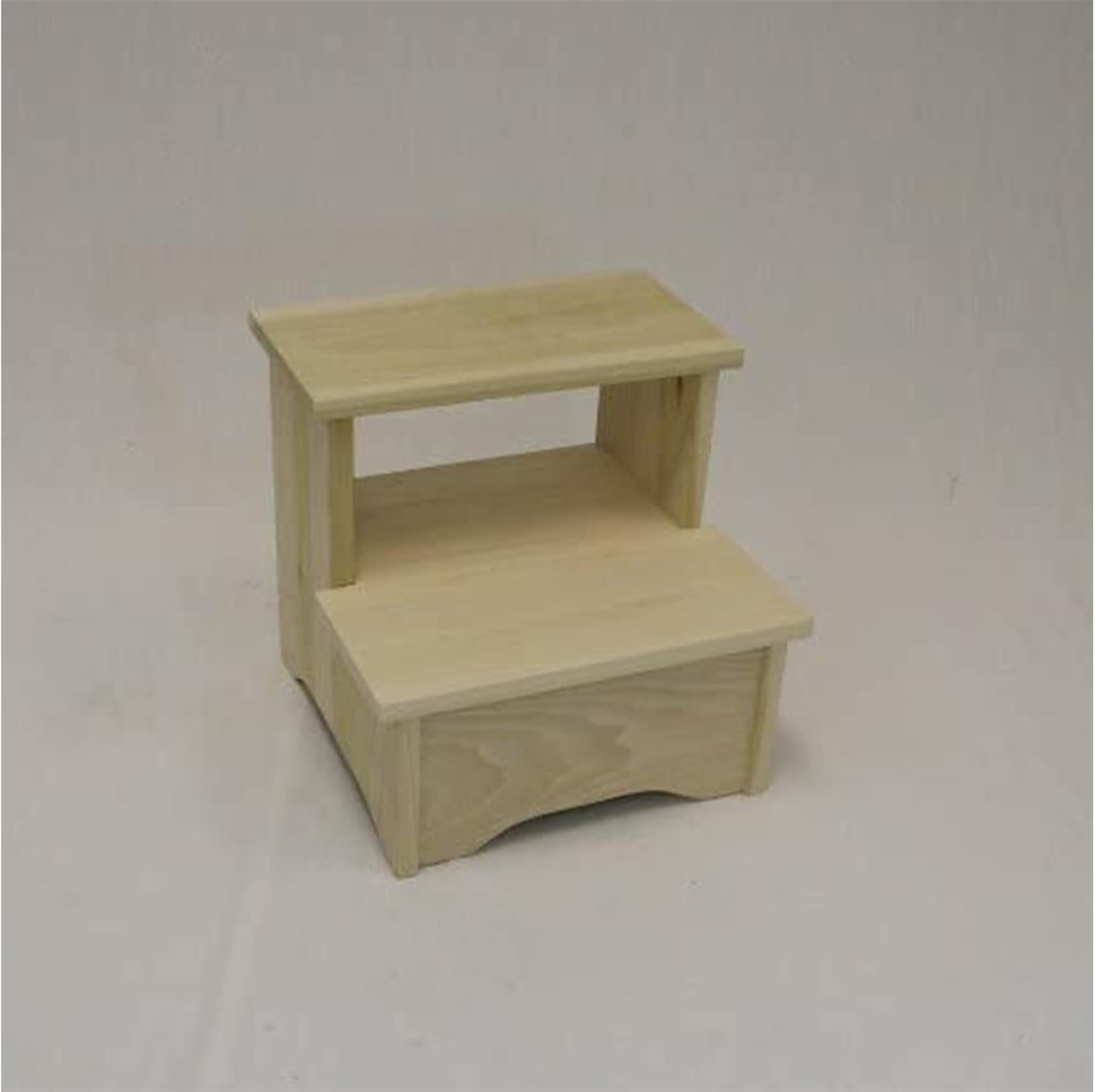 eHemco Amish Handcrafted Solid Wood Bed Stool-lmb, 13 Inches, Unfinished