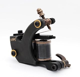 Tattoo Machine Coils Tattoo Machine for Liner Shader Professional Tattoo Tools,Tattoo Black Coil Machine Tattoo Refined Tattoos 10 Coil Powerful Coil Tattoo Machine,Shader1
