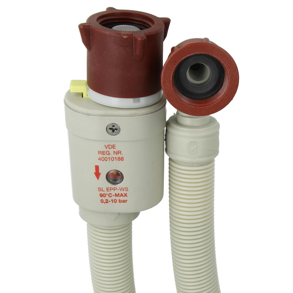 Aquastop Schlauch Sicherheits Zulaufschlauch Spül- & Waschmaschine VDE geprüft (Länge: 2000 mm)