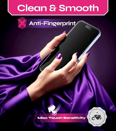 Image of Defenslim for iPhone 17 Pro Max Screen Protector (2Pack), Easy Auto-Align Install Kit, 6.9 inch Tempered Glass, 9H Hardness, Ultra HD Clear, Case Friendly, EasyShield